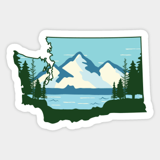 PNW Washington State Sticker